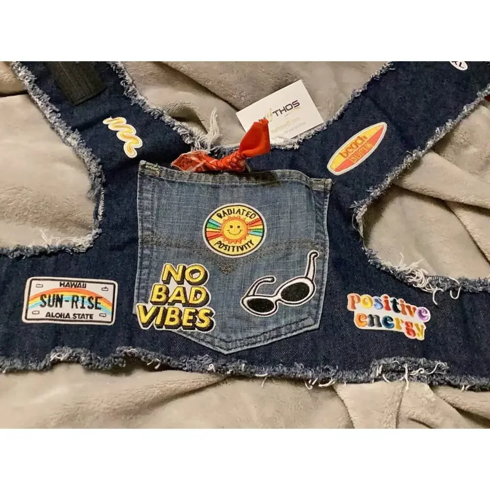 Heads or tails pup radiated positivity harness size XL